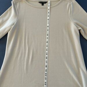 Banana Republic Cream Long Sleeve Top